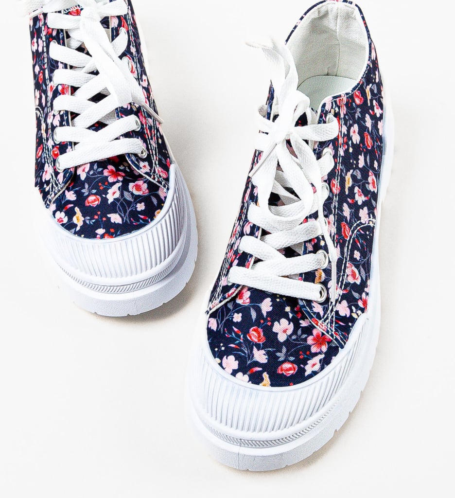 Sneakers dama Niamh Bleumarin - 5 | YEO