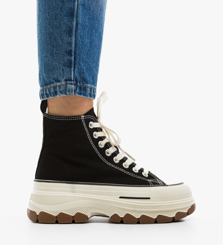 Sneakers dama Pusty Negre - 2 | YEO