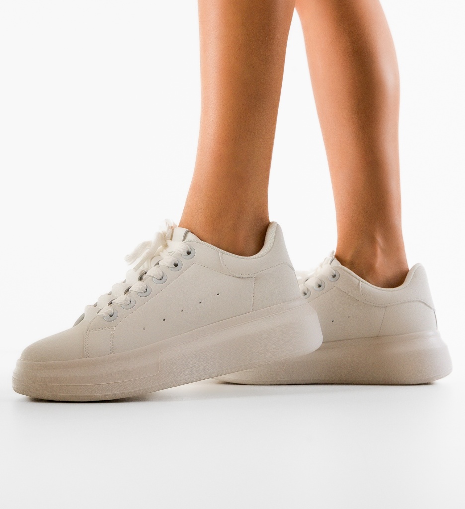 Sneakers dama Safara Albe - 3 | YEO