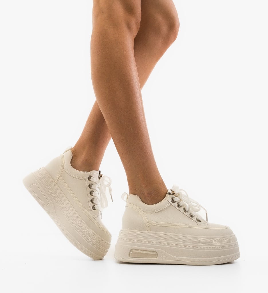 Sneakers dama Sitre Albi - 1 | YEO