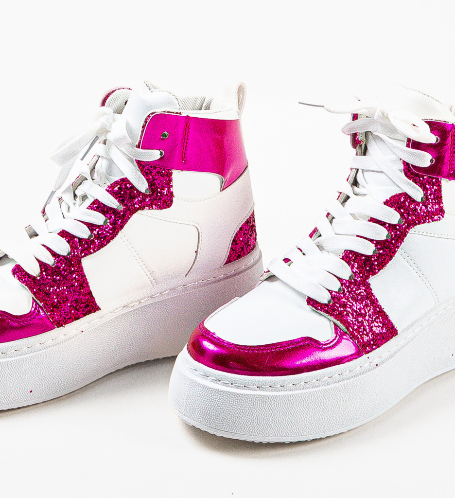 Sneakers dama Smithy Fuchsia - 4 | YEO