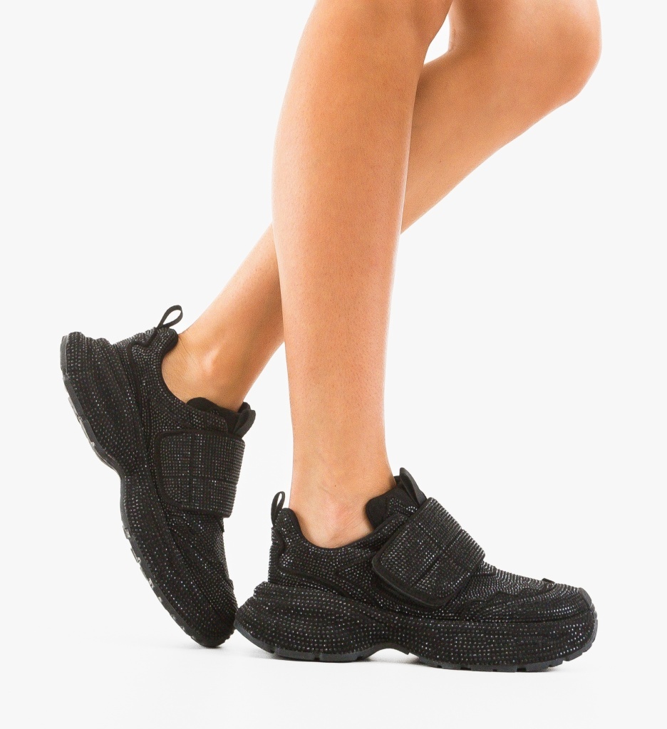 Sneakers dama Tanba Negre - 2 | YEO