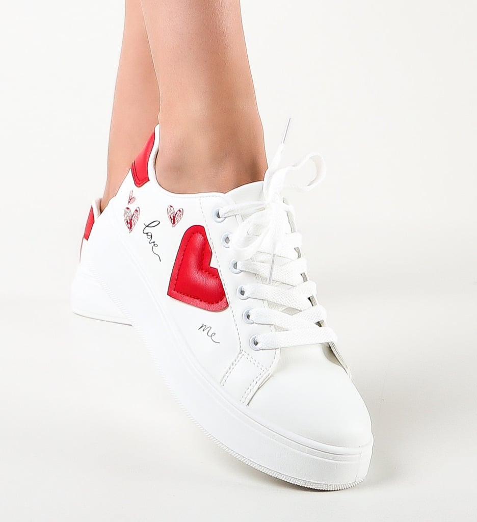 Sneakers dama Tares Albi 2 - 3 | YEO