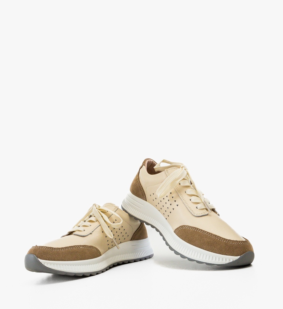 Sneakers dama Trybary Bej - 2 | YEO