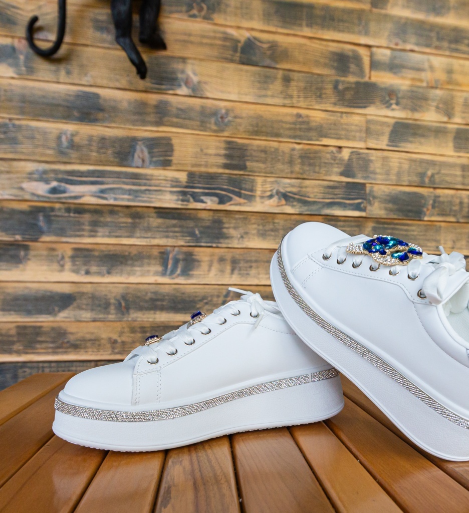Sneakers dama Weland Argintii - 3 | YEO