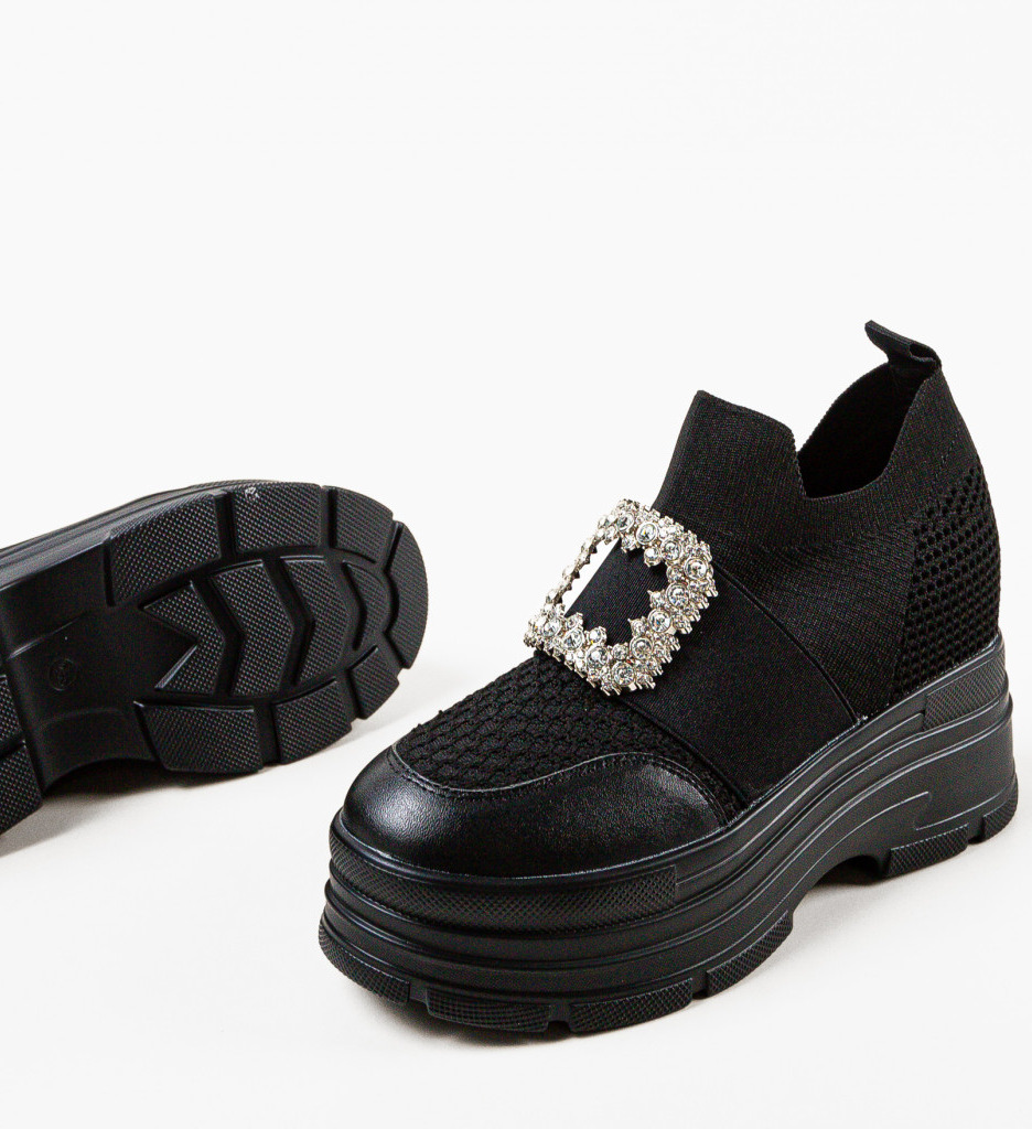 Sneakers dama Zunzet Negri - 5 | YEO