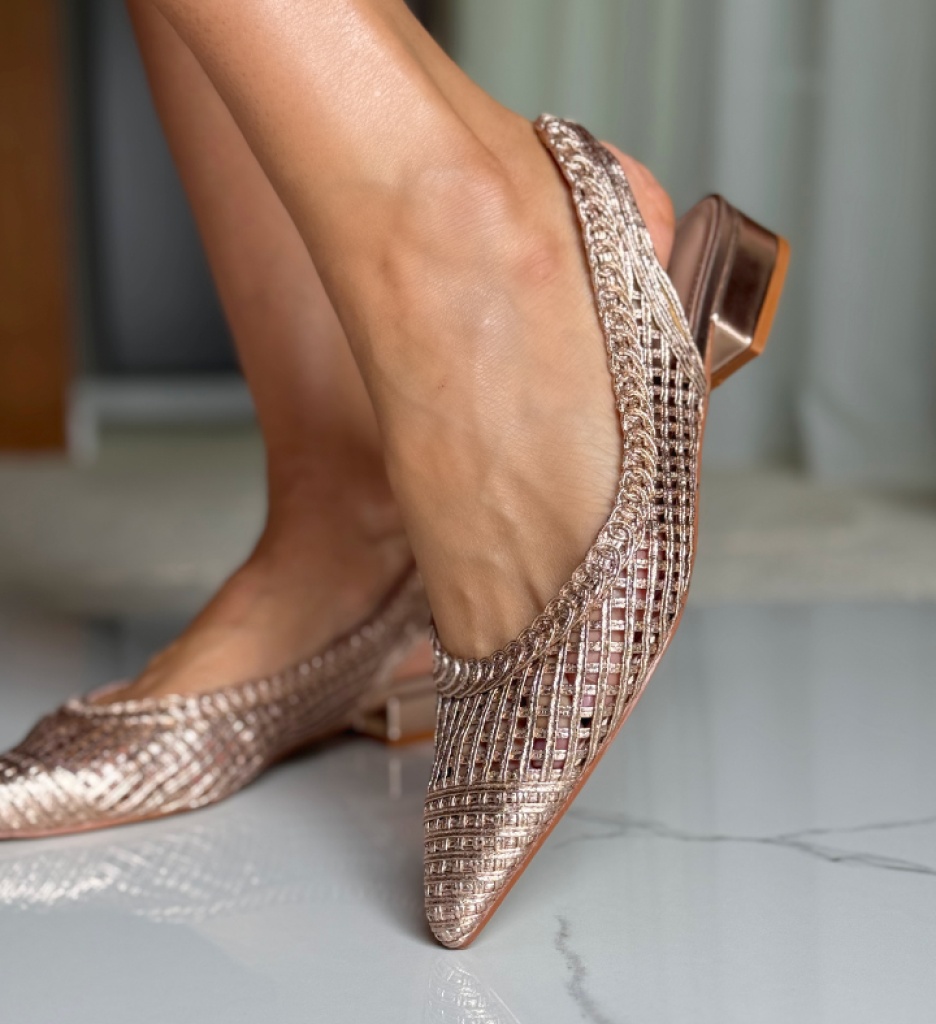 Balerini dama Frenchie Bronz - 1 | YEO