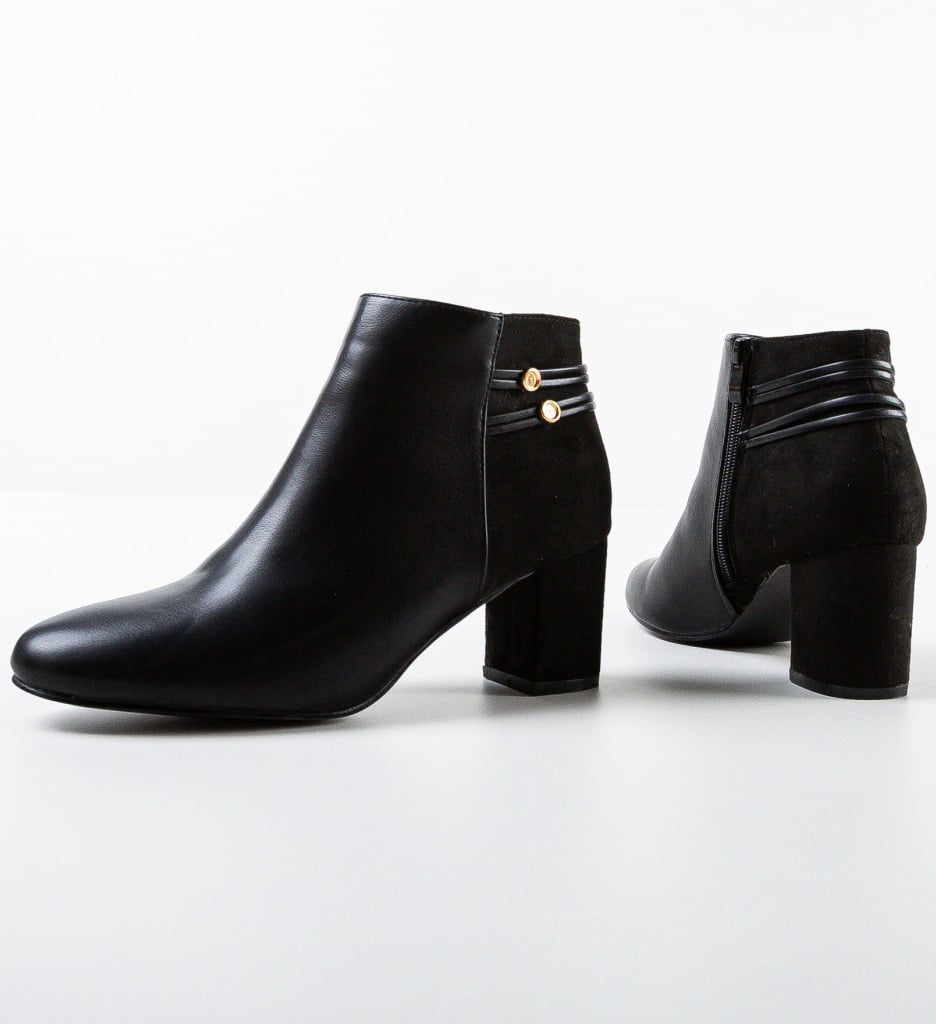 Botine dama Arabella Negre - 5 | YEO