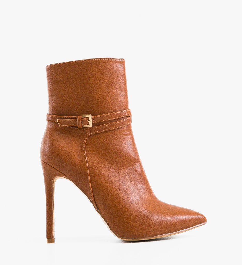 Botine dama Barbara Camel - 5 | YEO