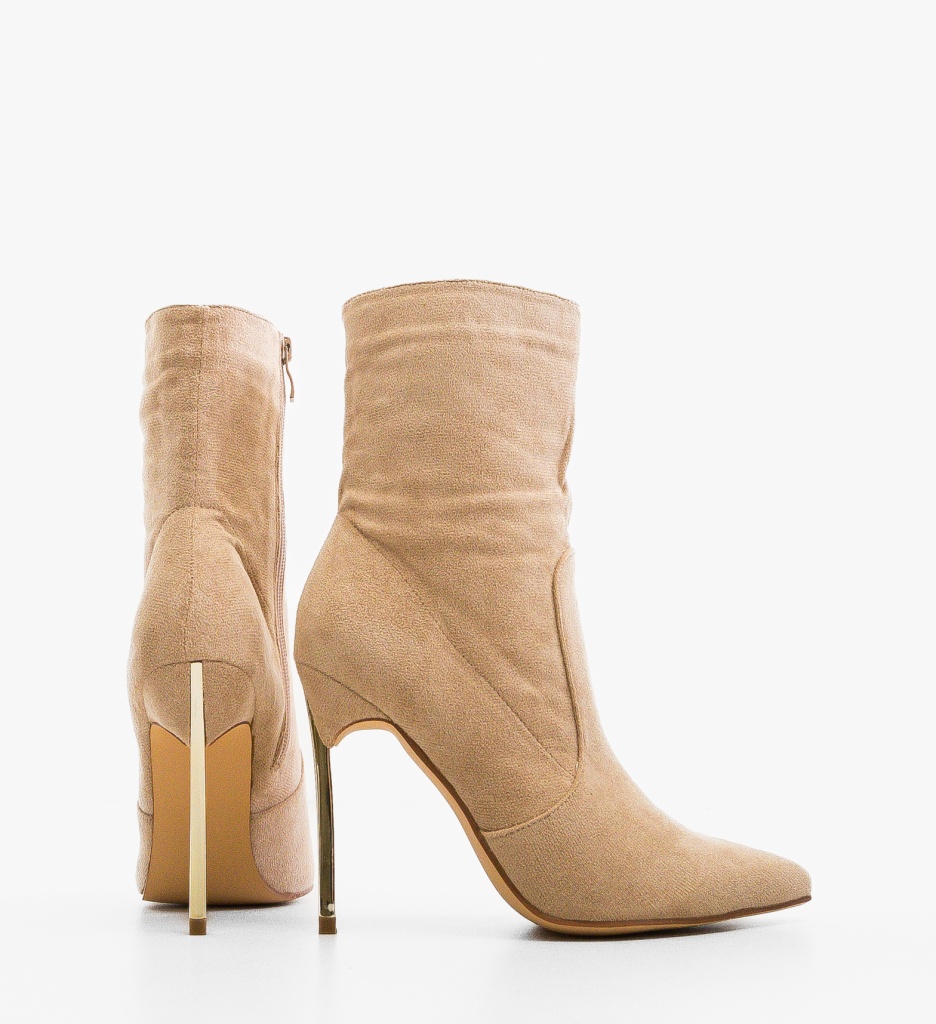Botine dama Beinar Bej - 3 | YEO