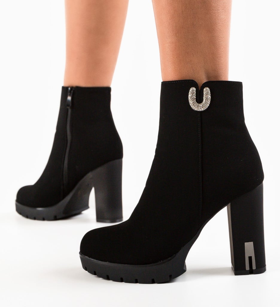 Botine dama Cars Negre - 4 | YEO