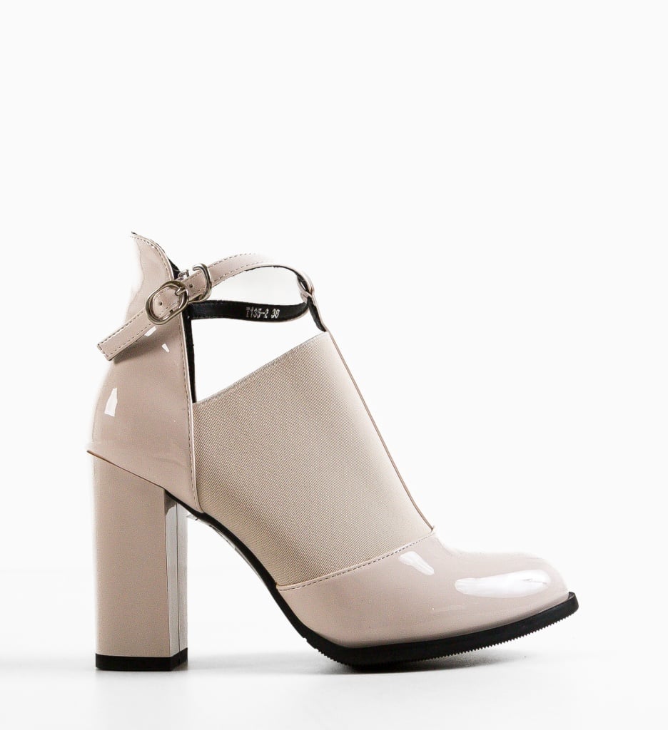 Botine dama Celeste Bej - 1 | YEO