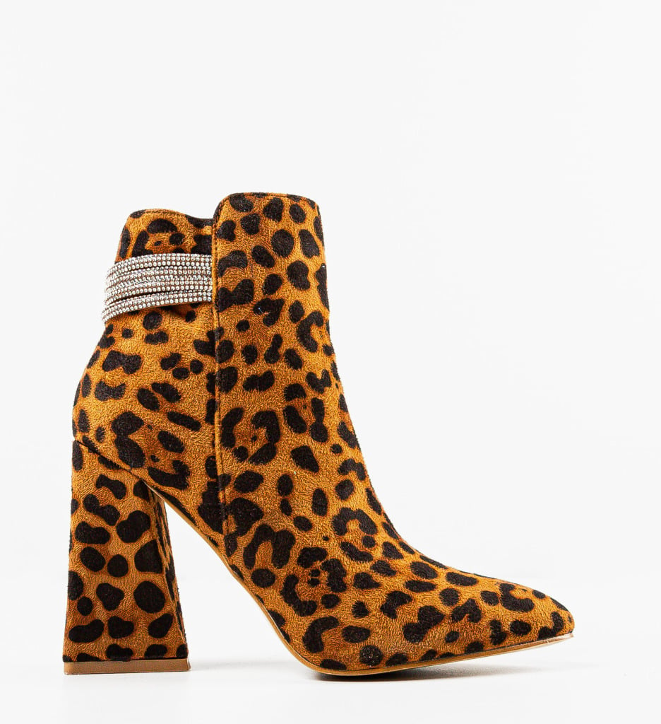 Botine dama Fillu Print - 3 | YEO