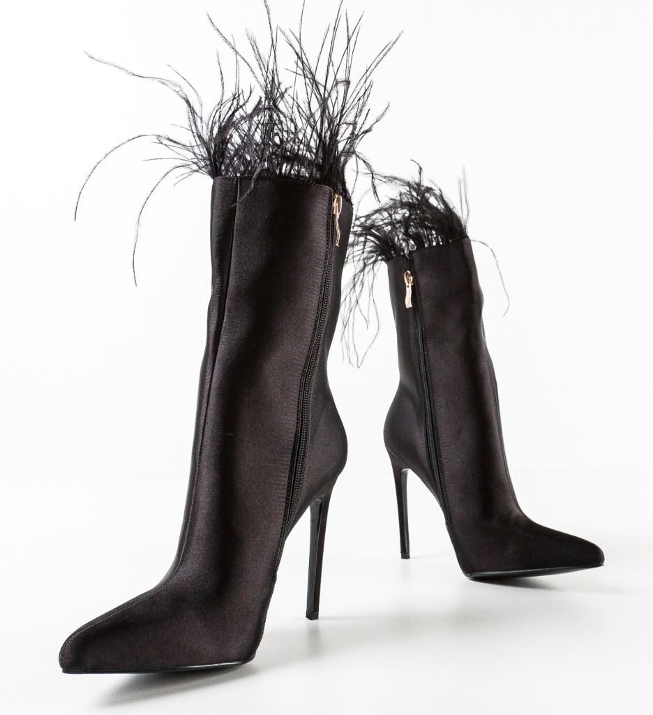 Botine dama Fuery Negre - 5 | YEO