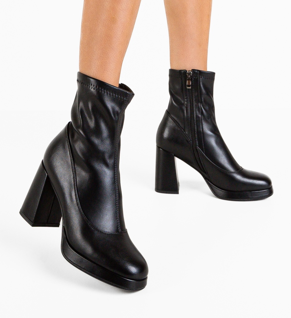 Botine dama Gafabb Negre - 1 | YEO