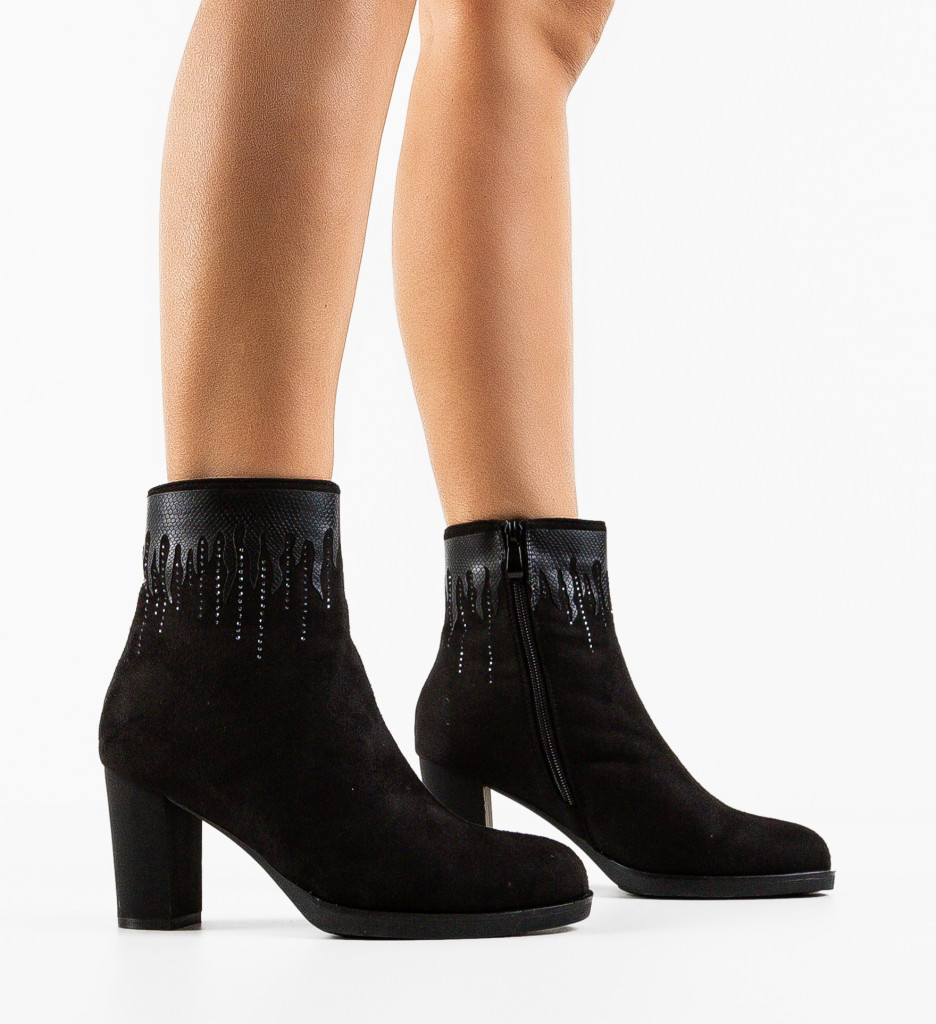 Botine dama Hajuna Negre - 2 | YEO