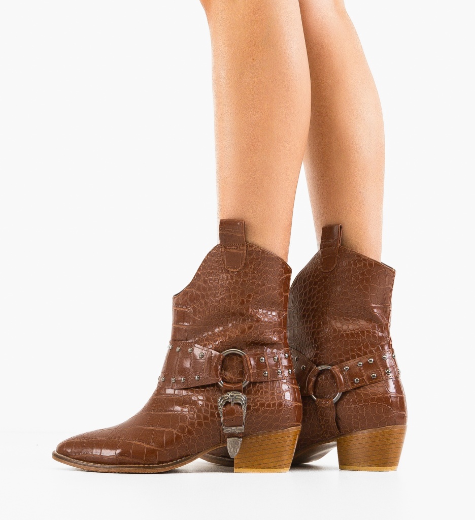 Botine dama Kerko Camel - 1 | YEO