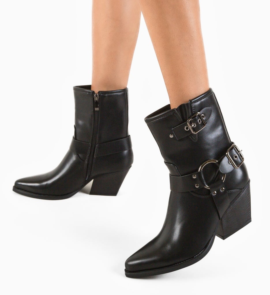 Botine dama Larvak Negre - 3 | YEO