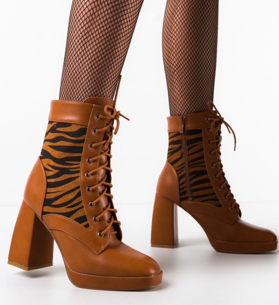 Botine dama Lokan Camel - 2 | YEO