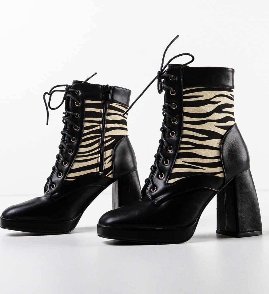 Botine dama Lokan Negre - 4 | YEO