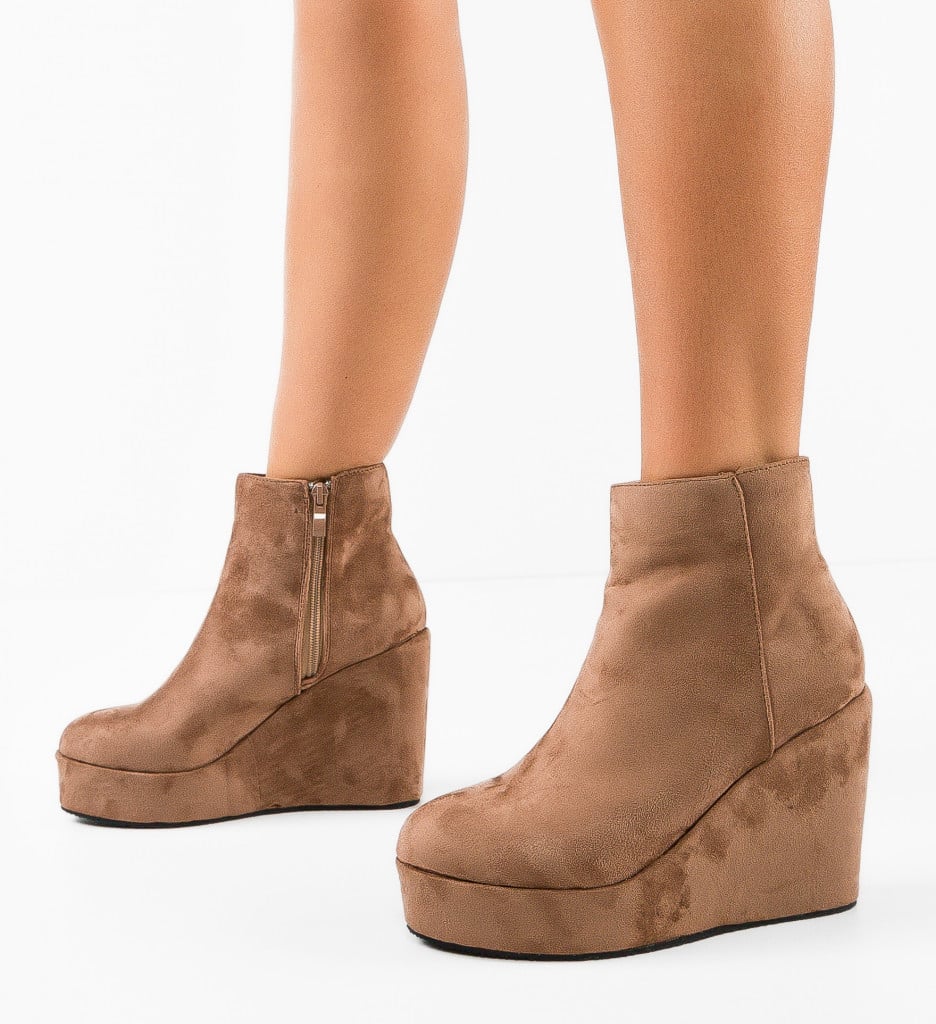 Botine dama Malone Khaki - 1 | YEO