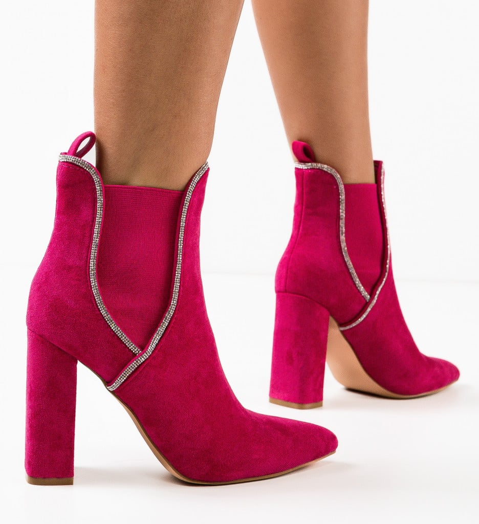 Botine dama Mckay Fuchsia - 1 | YEO