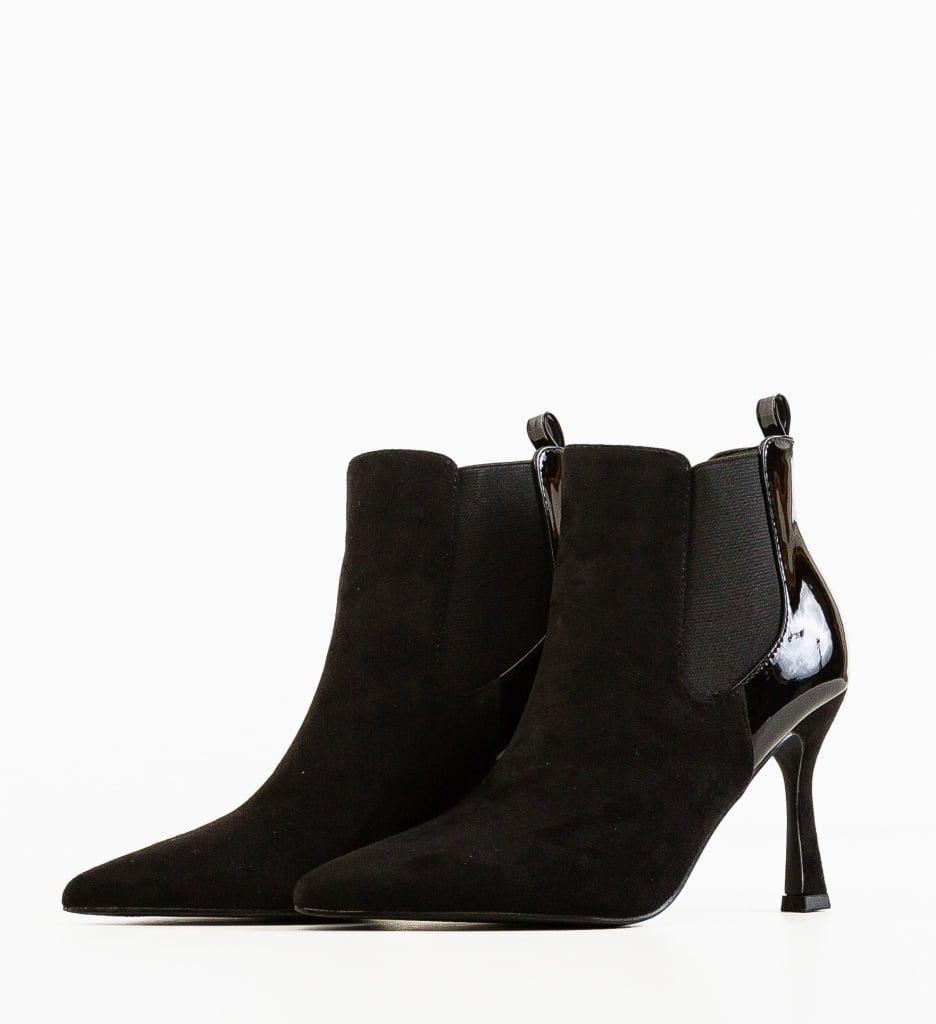 Botine dama Meny Negre - 4 | YEO