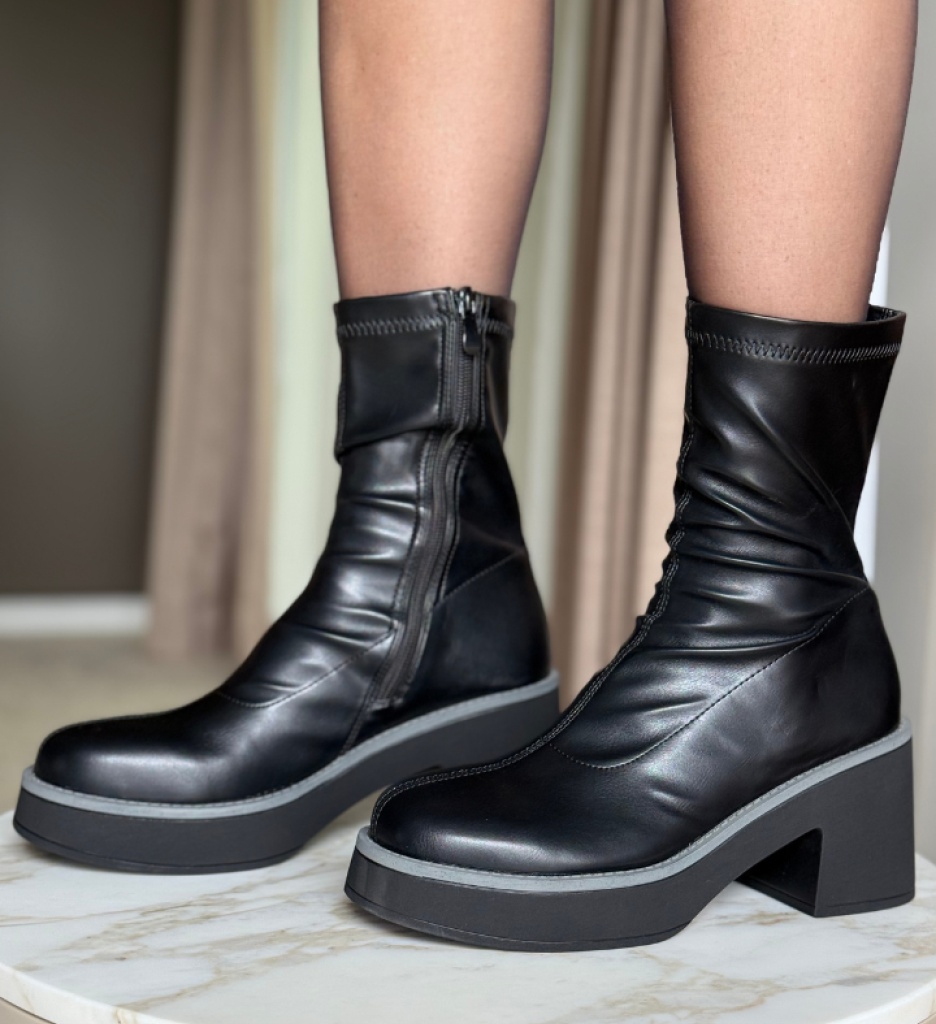 Botine dama Naom Negre - 1 | YEO