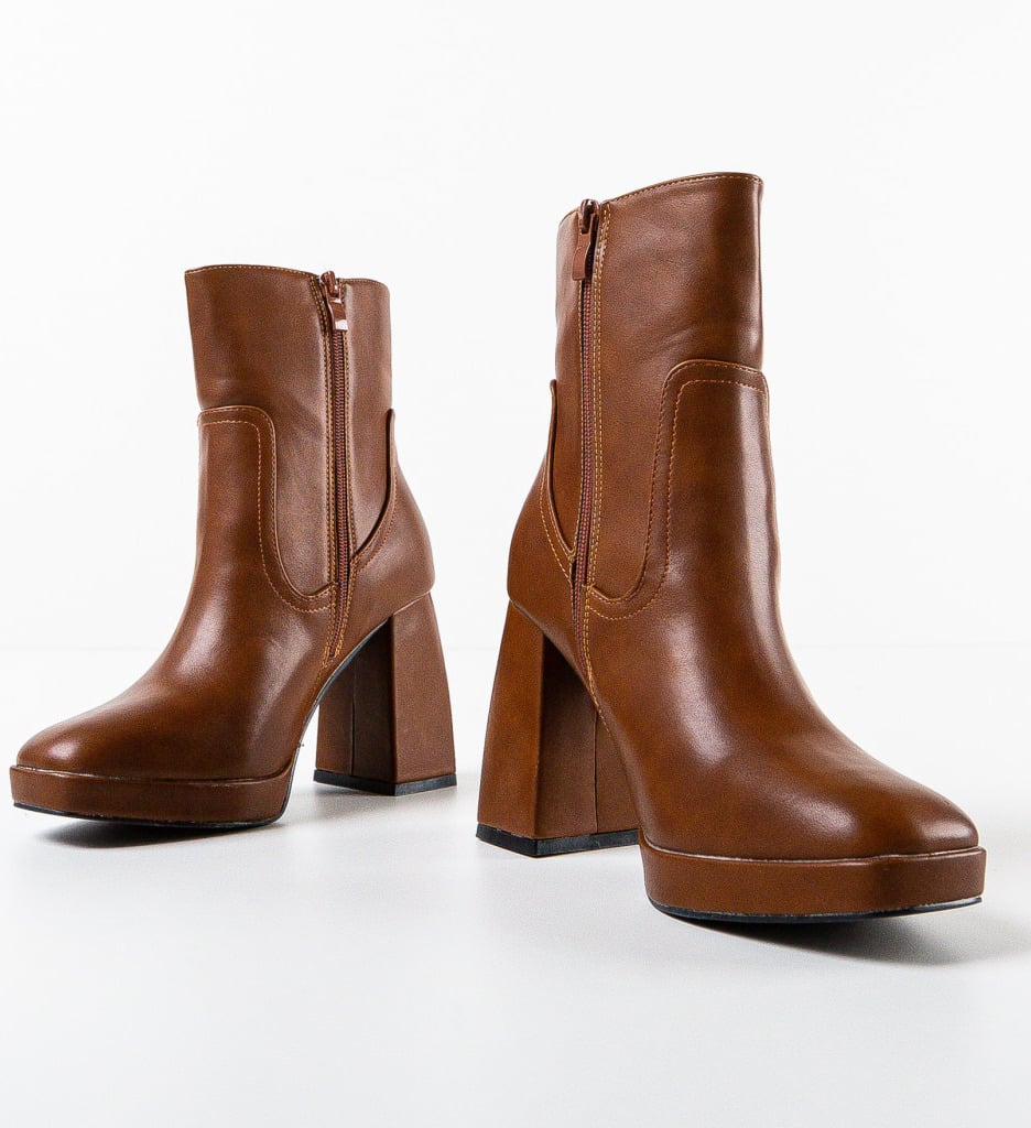 Botine dama Nevin Camel - 5 | YEO