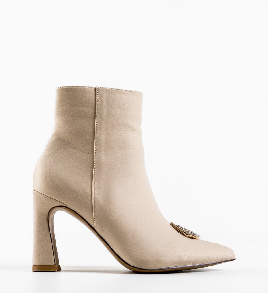 Botine dama Nola Bej - 4 | YEO