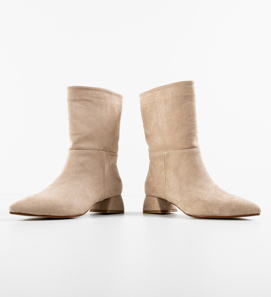 Poze Botine dama Reana Bej 2 depurtat.ro 