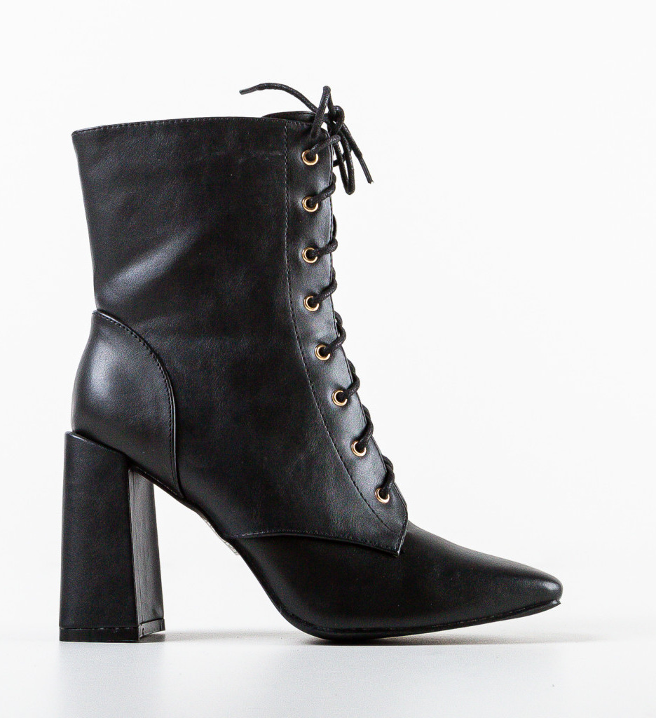 Botine dama Rupert Negre - 4 | YEO