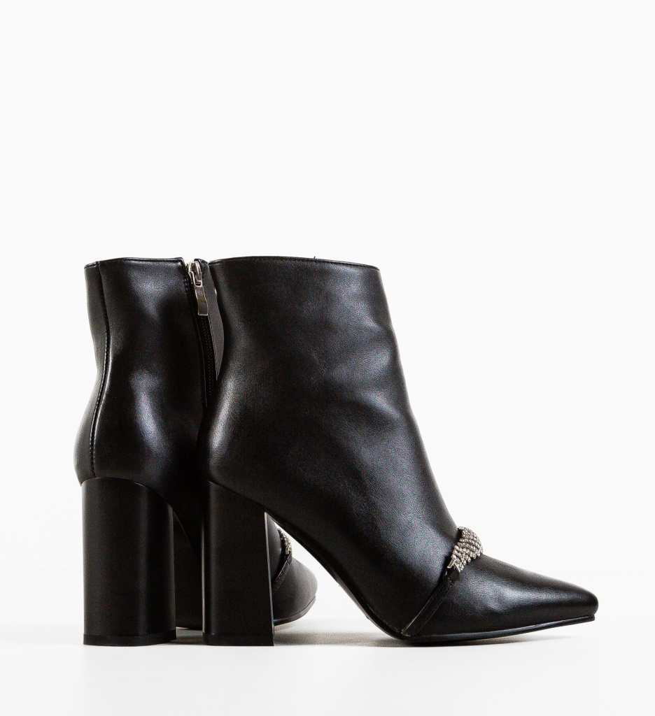 Botine dama Schoorel Negre - 5 | YEO