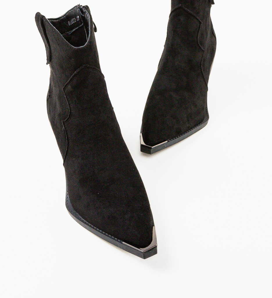 Botine dama Suriante Negre - 5 | YEO