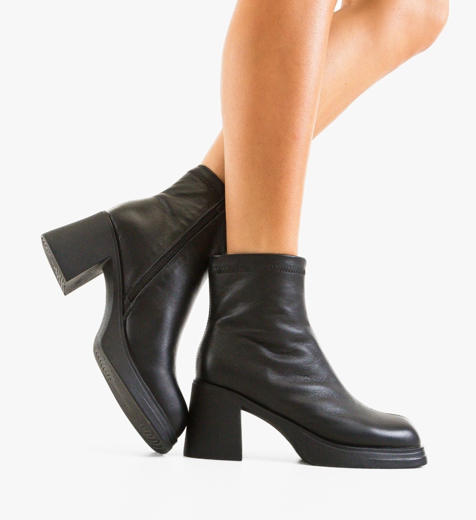 Botine dama Tafta Negre - 4 | YEO
