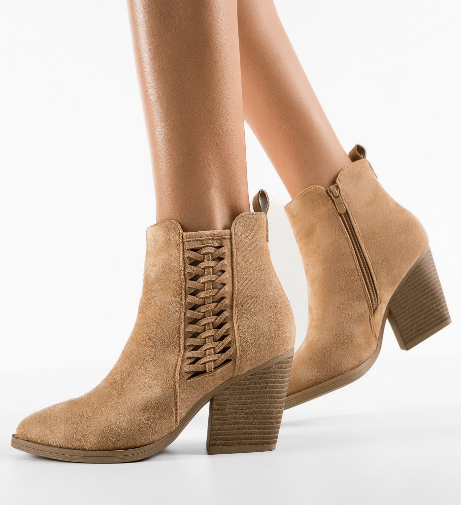 Botine dama Thondup Camel - 3 | YEO