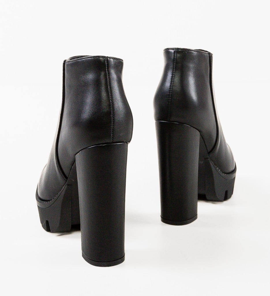 Botine dama Yasin Negre - 5 | YEO