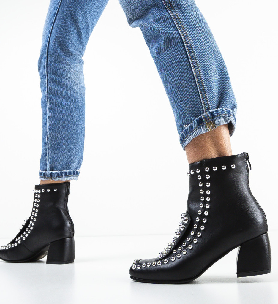 Botine Mcclain Negre - 2 | YEO