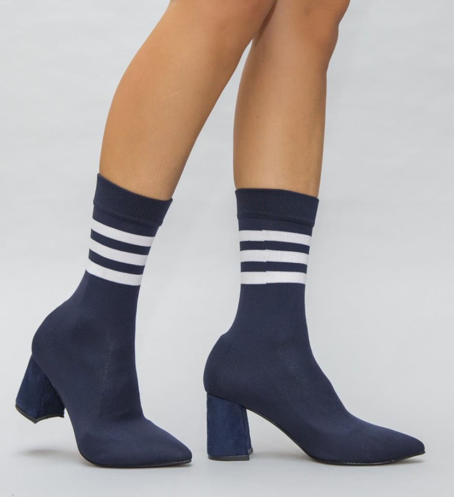 Botine Stil Bleumarin - 1 | YEO