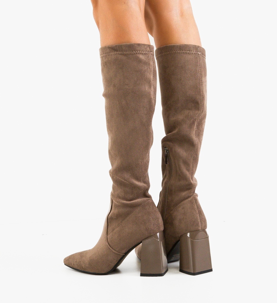Cizme dama Enele Khaki - 1 | YEO