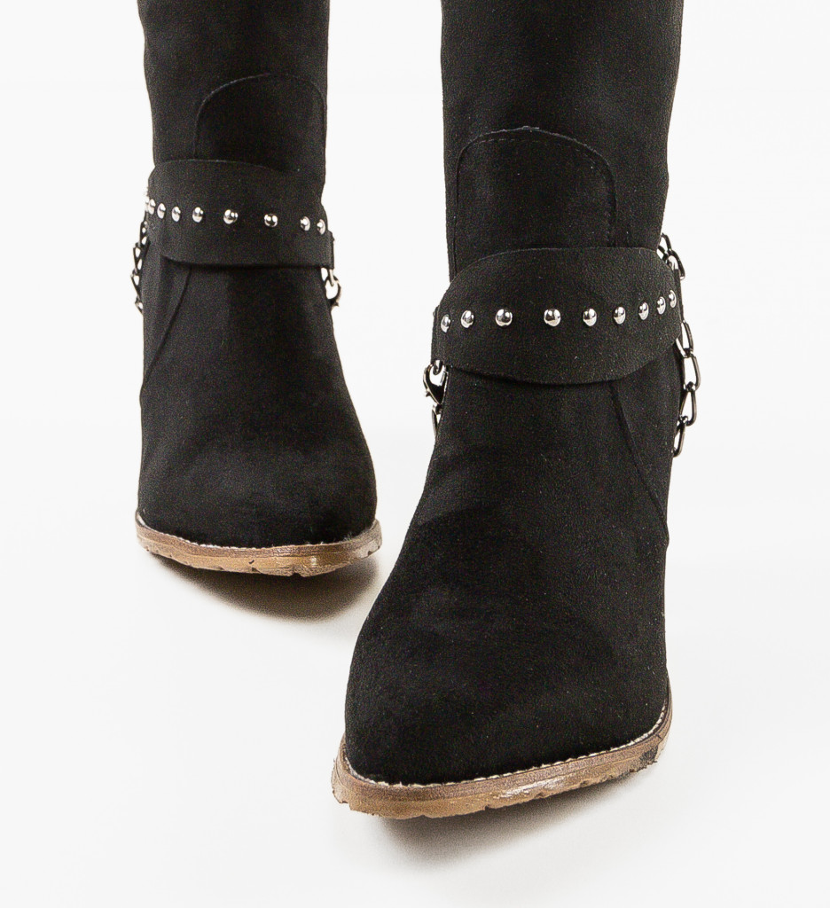 Poze Cizme dama Grega Negre depurtat.ro 