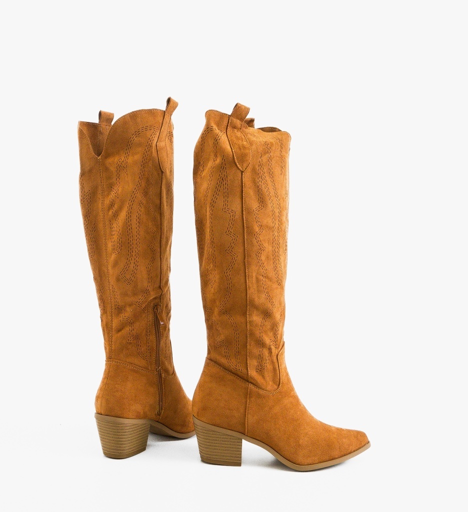 Cizme dama Novograd Camel - 3 | YEO