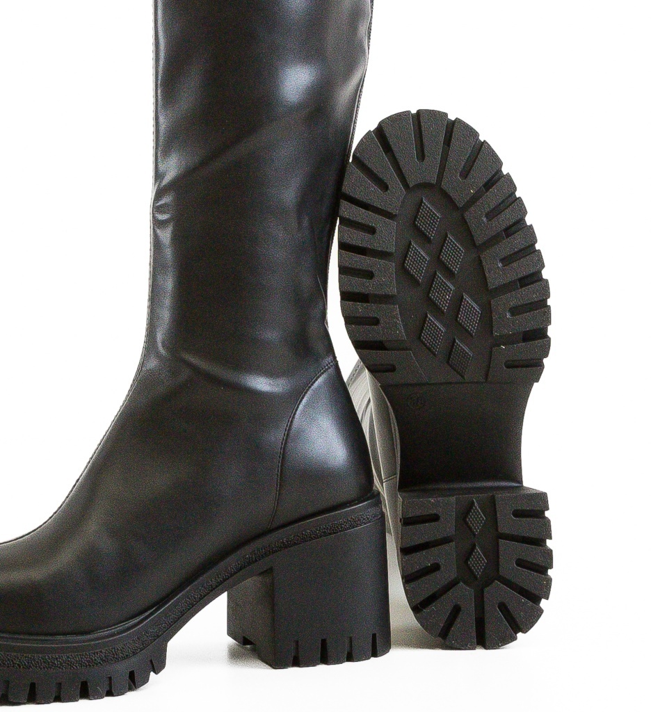 Cizme dama Rose Negre - 4 | YEO
