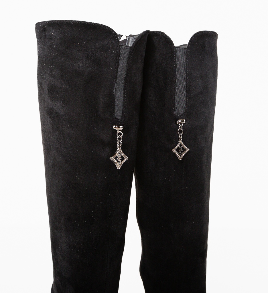 Poze Cizme dama Smaranda Negre depurtat.ro 