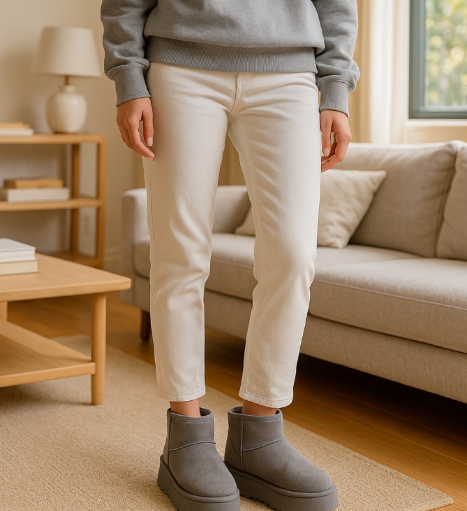 Cizme tip Ug Dora Gri