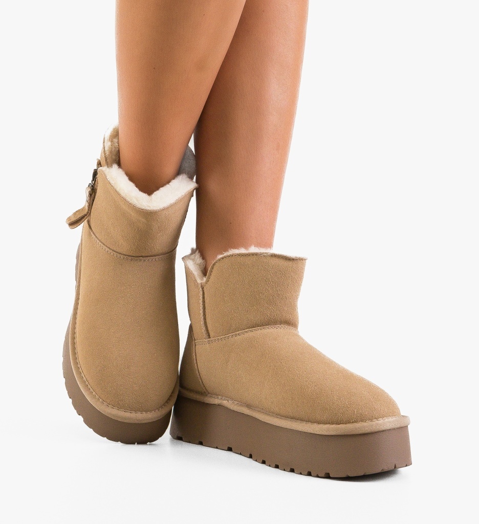 Cizme tip Ug Nayna Bej