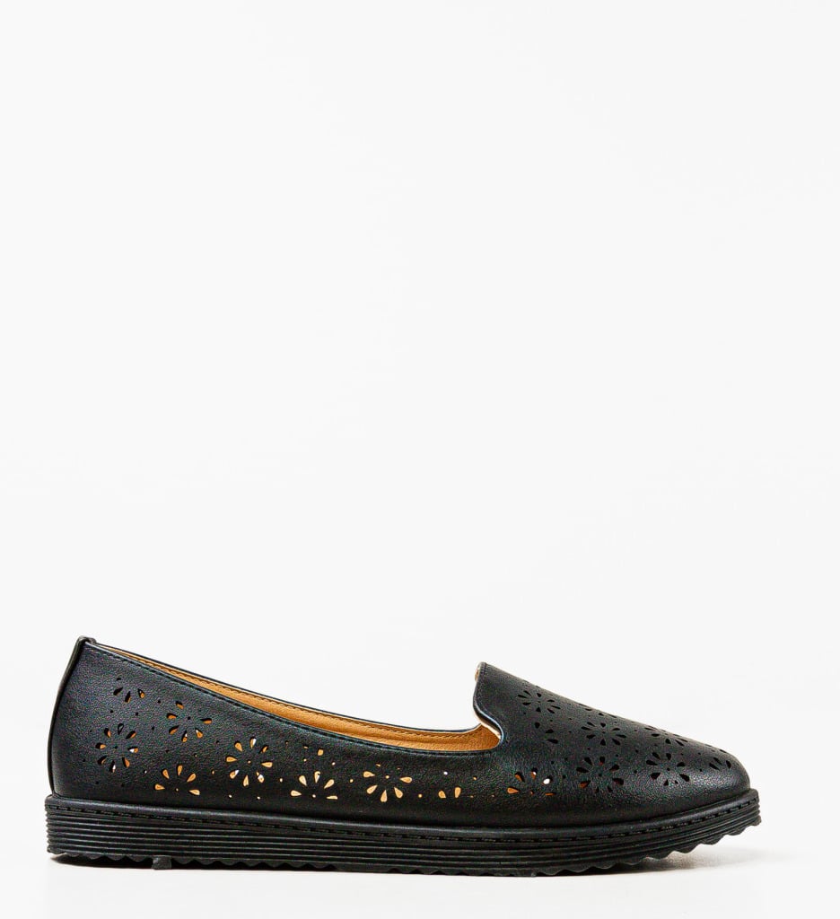 Espadrile Casual Buterflay Negre - 4 | YEO