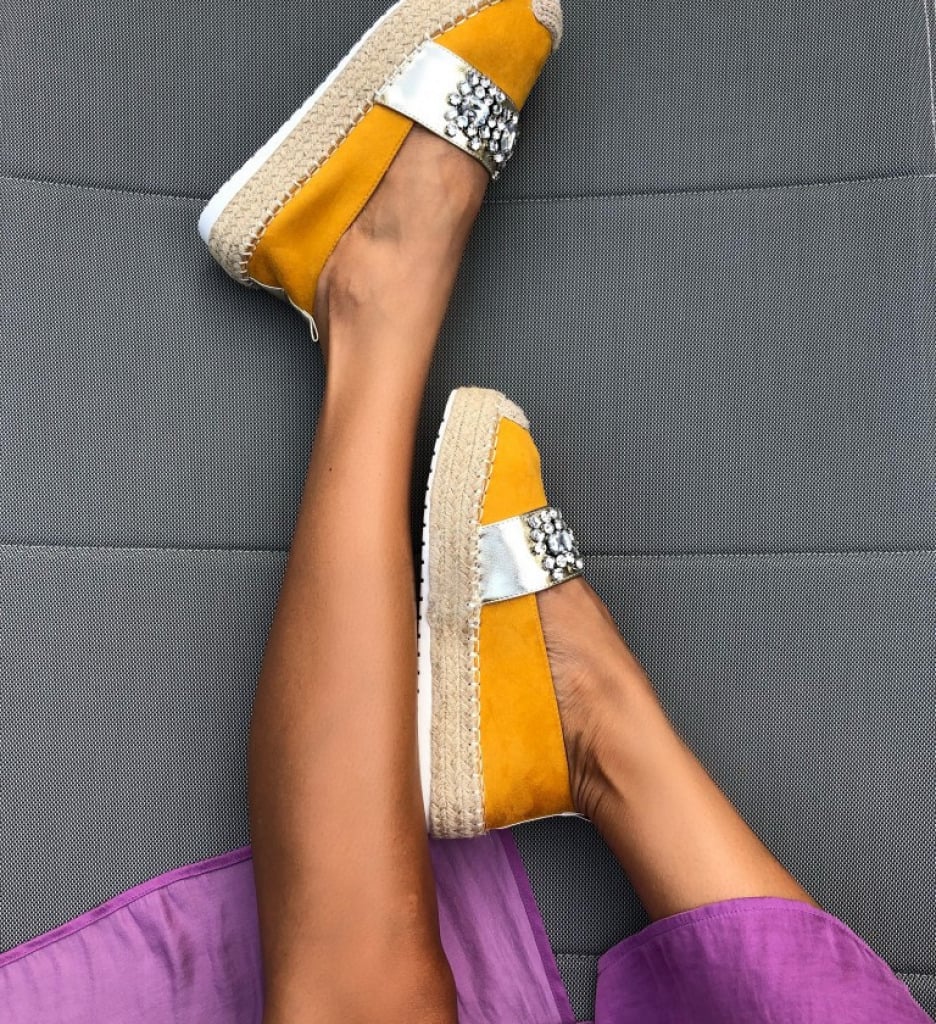 Espadrile Cute Galbene - 2 | YEO