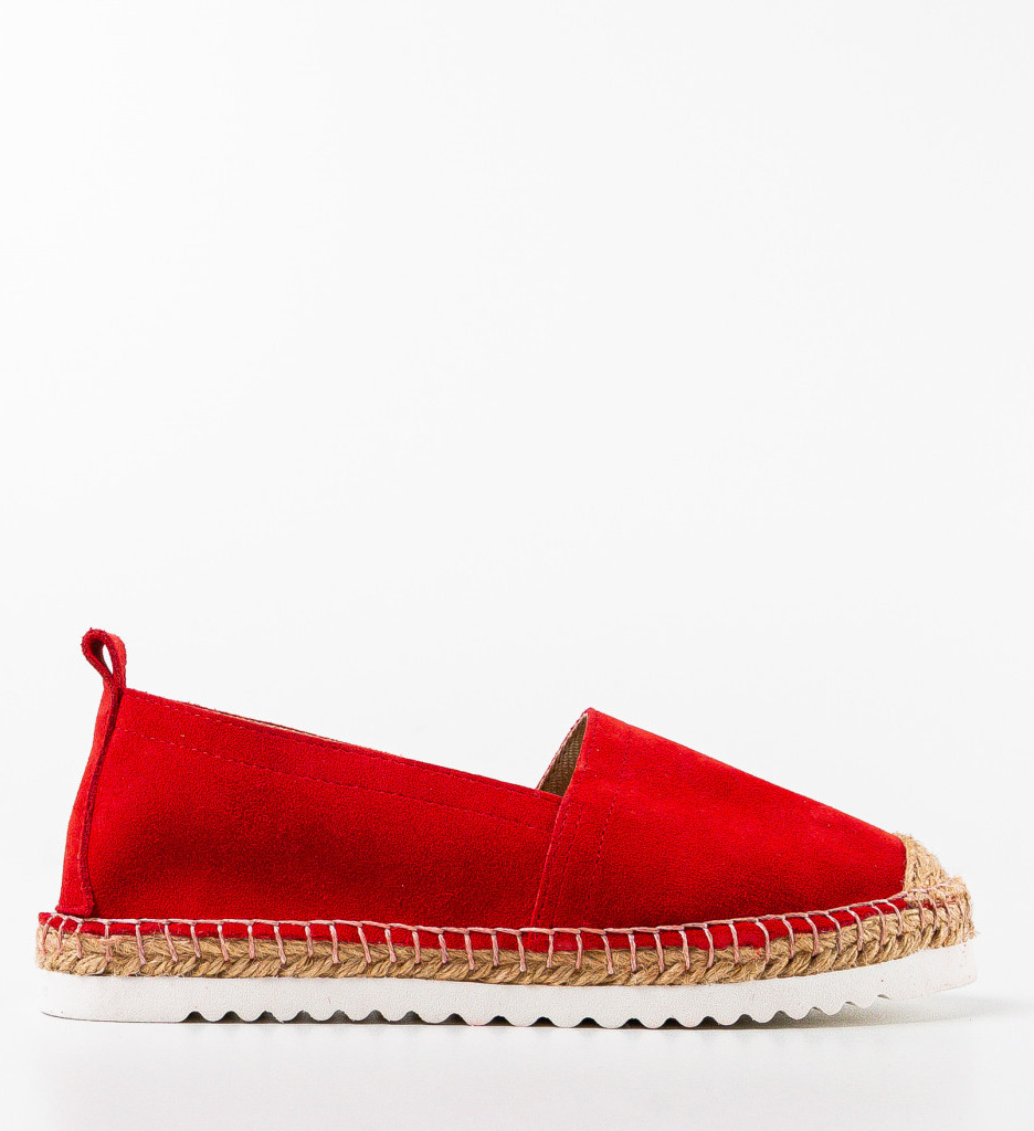 Espadrile dama Gerty Rosii - 4 | YEO