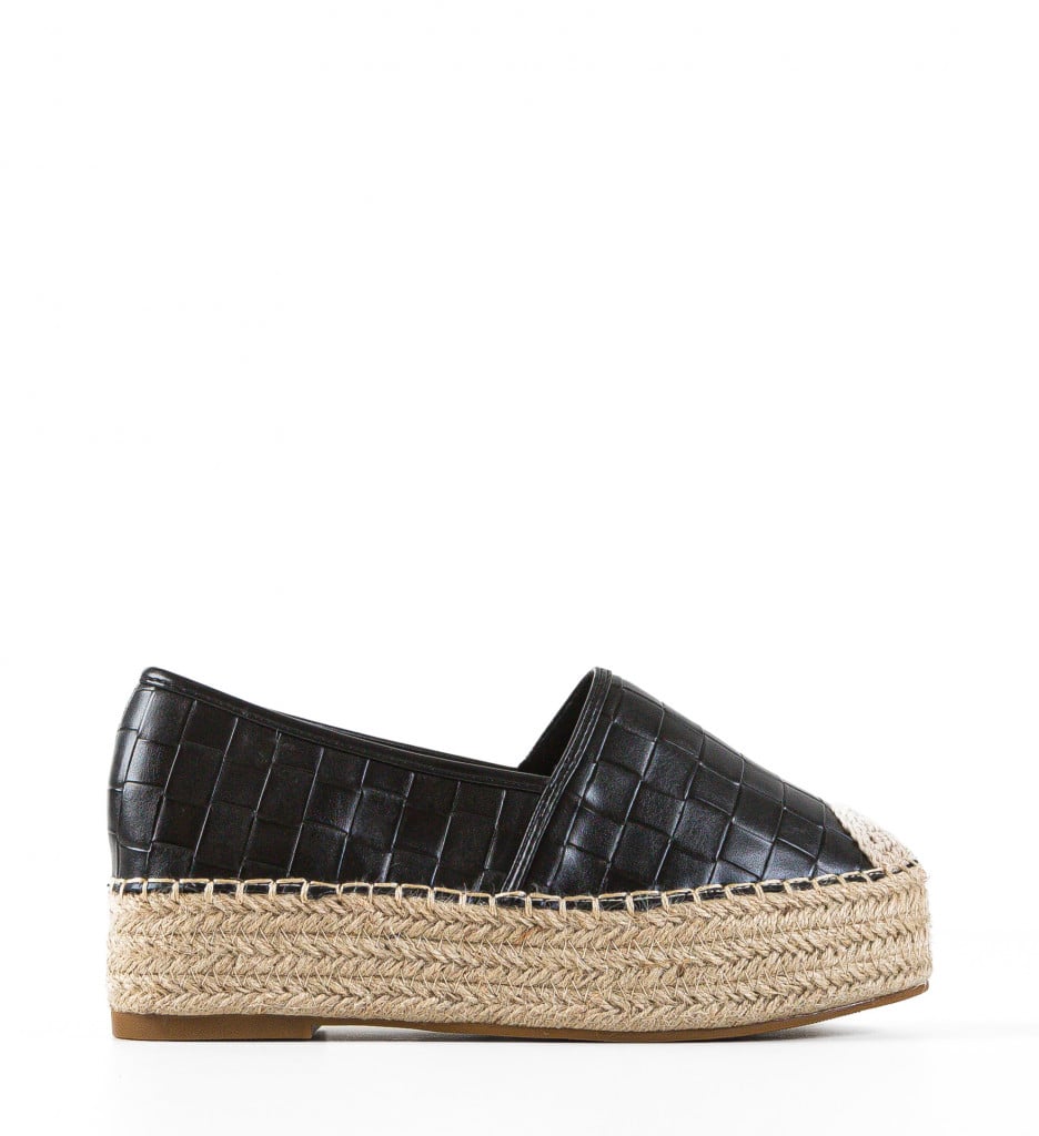 Espadrile dama Wanda Negre - 5 | YEO